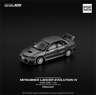 Pop Race Mitsubishi Lancer Evolution IV Grey