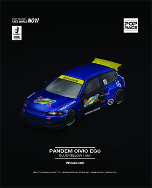 Pop Race Pandem Honda Civic EG6 Sunoco