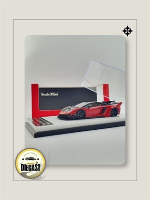 Scale Mini Lamborghini Aventador GT EVO Red Devil