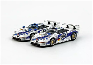 Sparky Porsche 911 GT1 2 Car Set Le Mans 1996 #25 #26