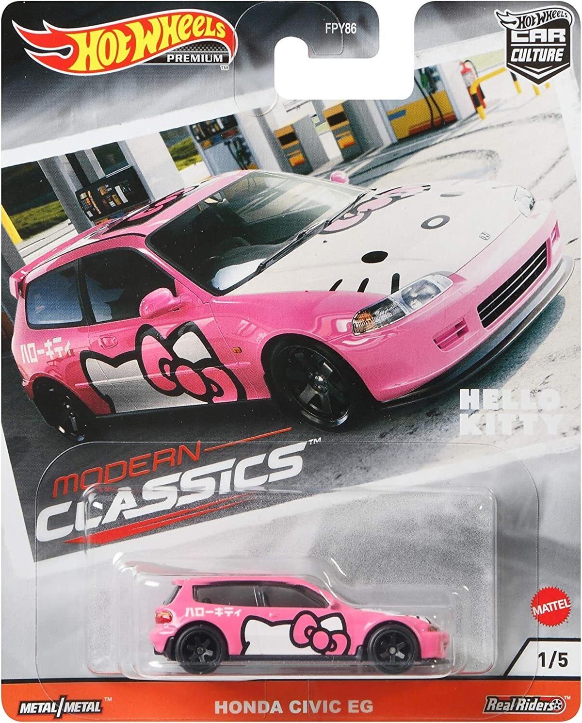 2020 Hot Wheels Car Culture Modern Classics Honda Civic EG HELLO KITTY 