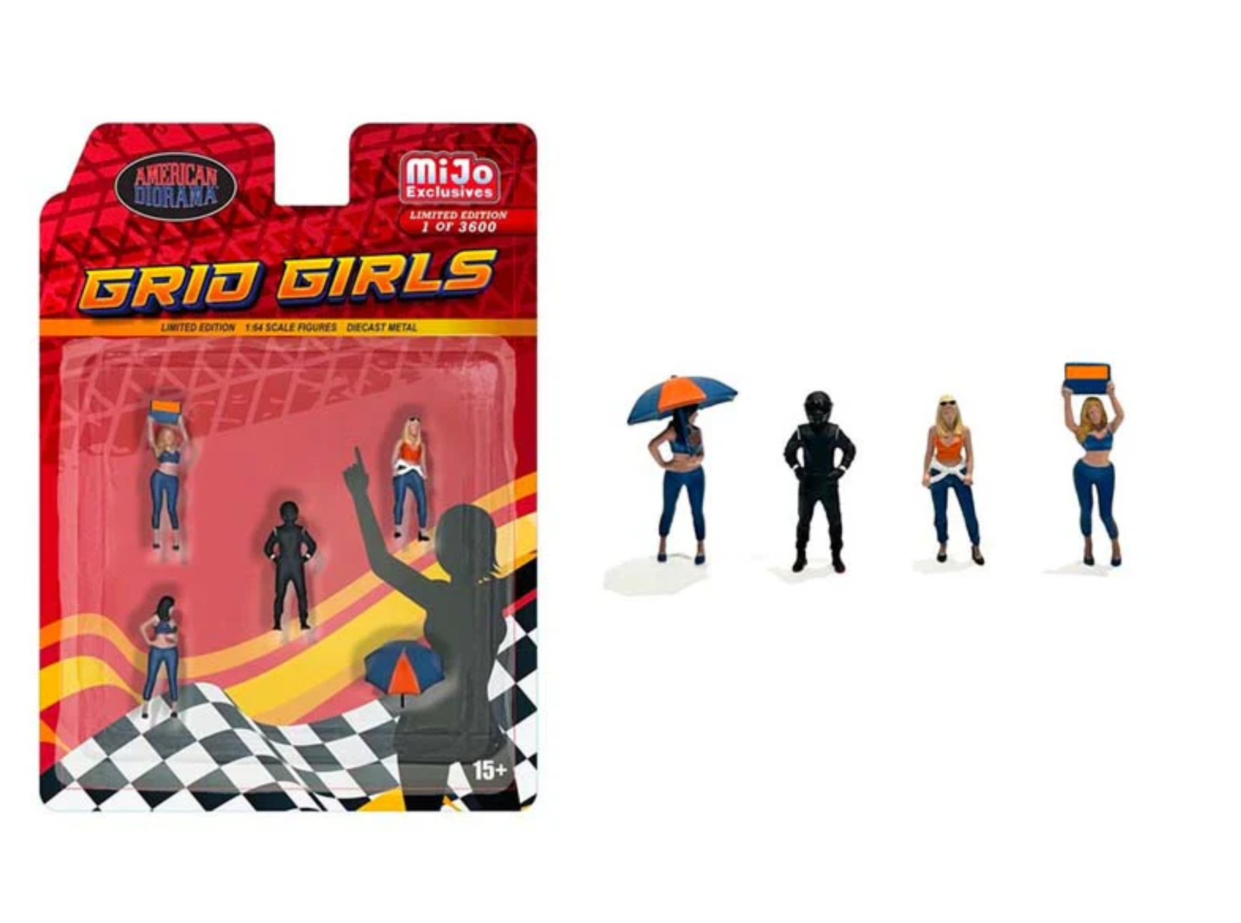 American Diorama Mijo Grid Girls Figür