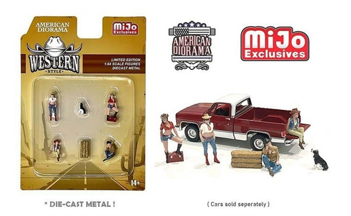 American Diorama Western Style Figür