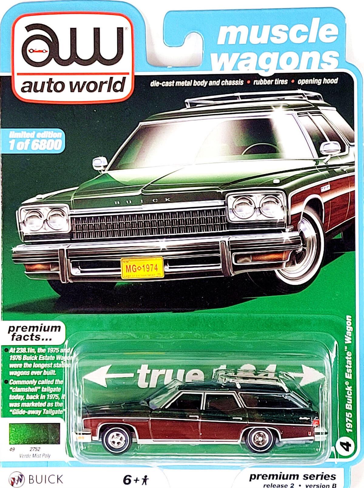 Auto World 1975 Buick Estate Wagon Verde Mist Poly