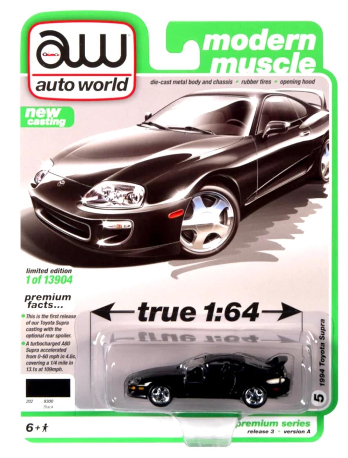 Auto World 1994 Toyota Supra Black