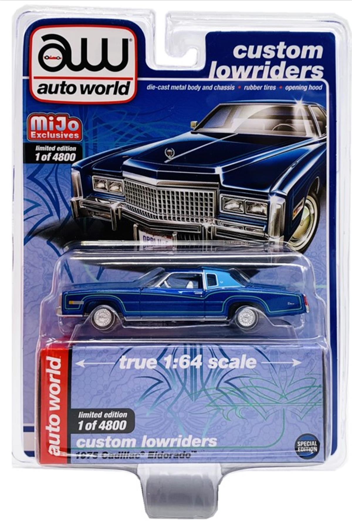 Auto World Mijo 1975 Cadillac Eldorado Blue
