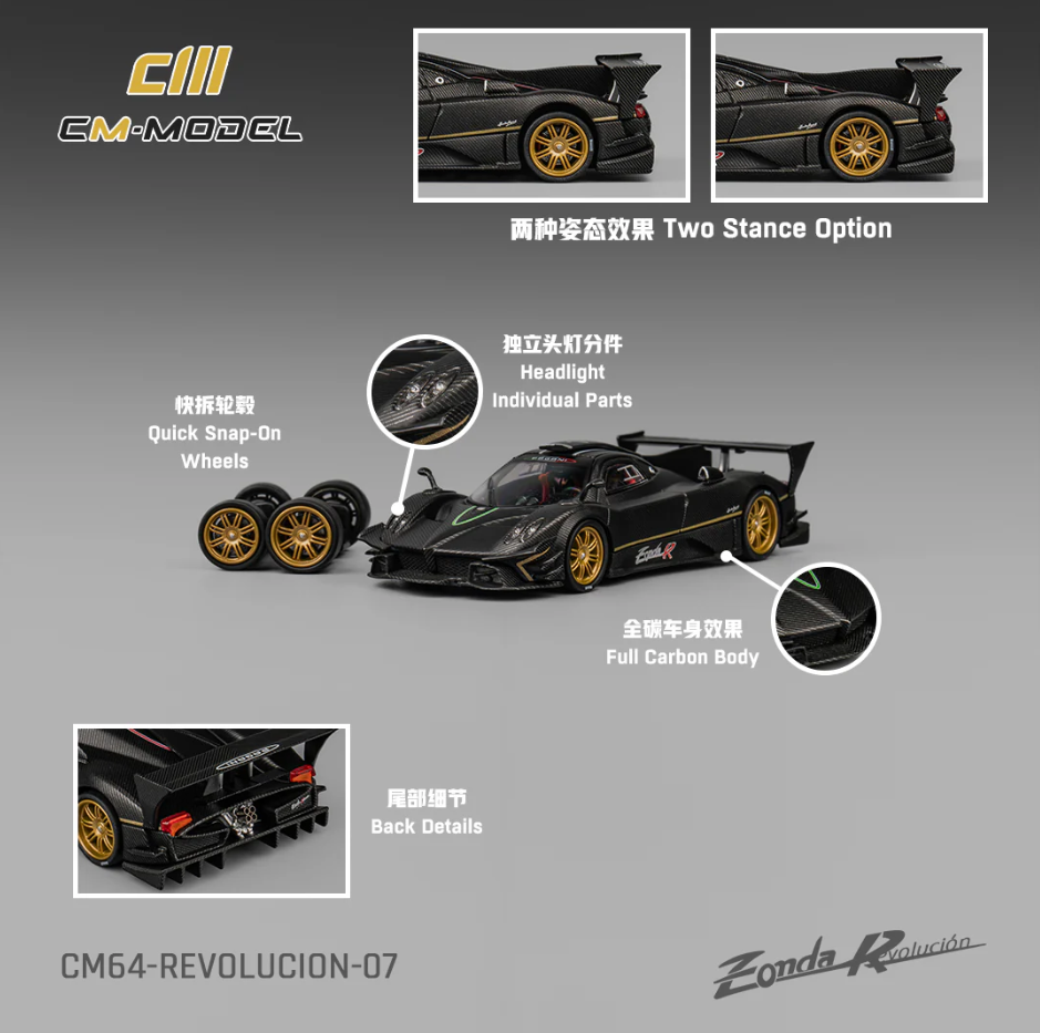 CM Model Pagani Zonda Revolucion Carbon