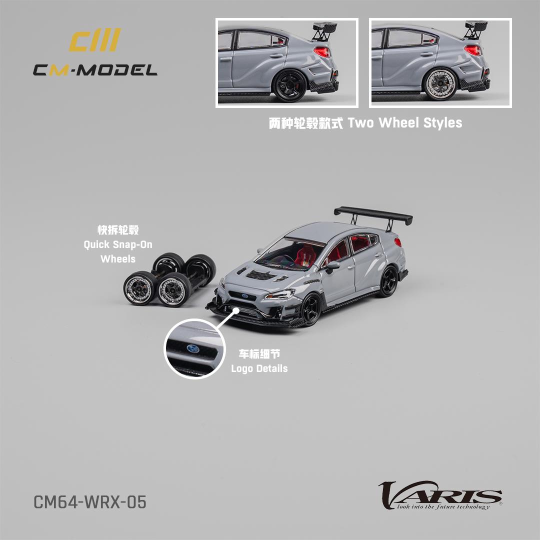 CM Model Subaru VAB WRX Sti S4 Wide Body Kit Gray Dodiq S05