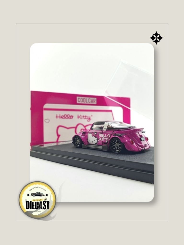 Cool Car Volkswagen Beetle Sport Hello Kitty Cherry