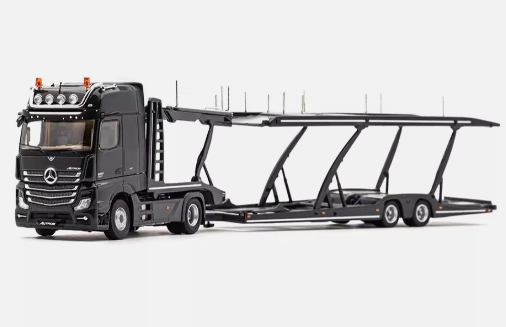 GCD Mercedes AMG Actros Gigaspace 4x2 Sattelzugmaschine Araç Taşıyıcı BLACK