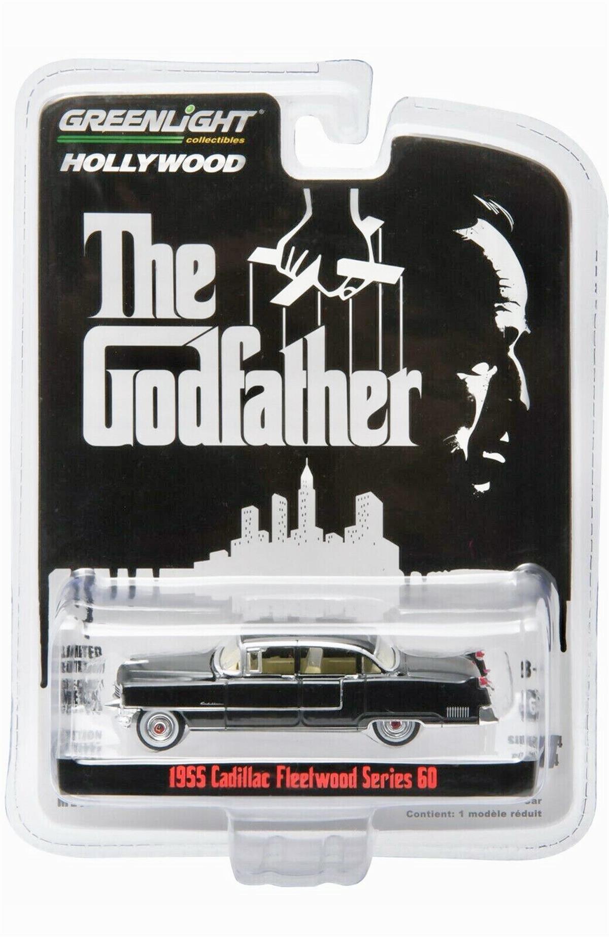 Greenlight 1:64 The Godfather (1972) - 1955 Cadillac Fleetwood Series 60 Special Solid Pack 