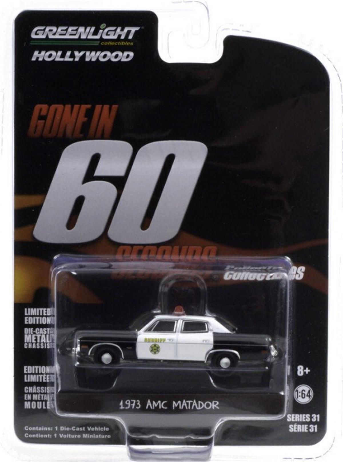 Greenlight 1973 AMC Matador Gone in 60 Seconds