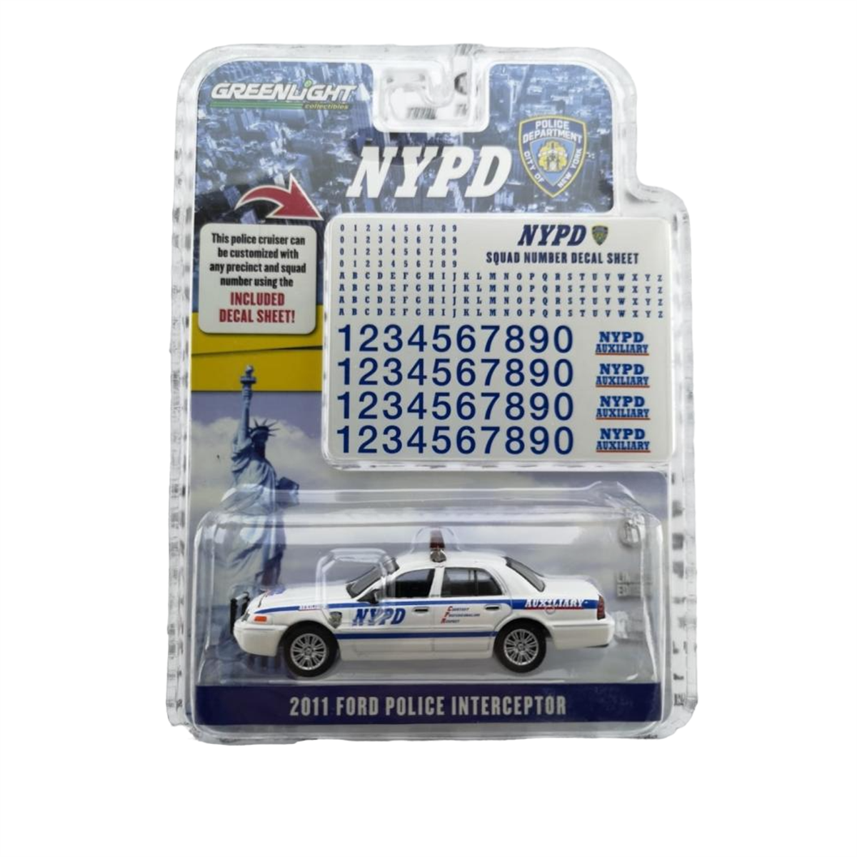 Greenlight 2011 Ford Police İnterceptor NYPD