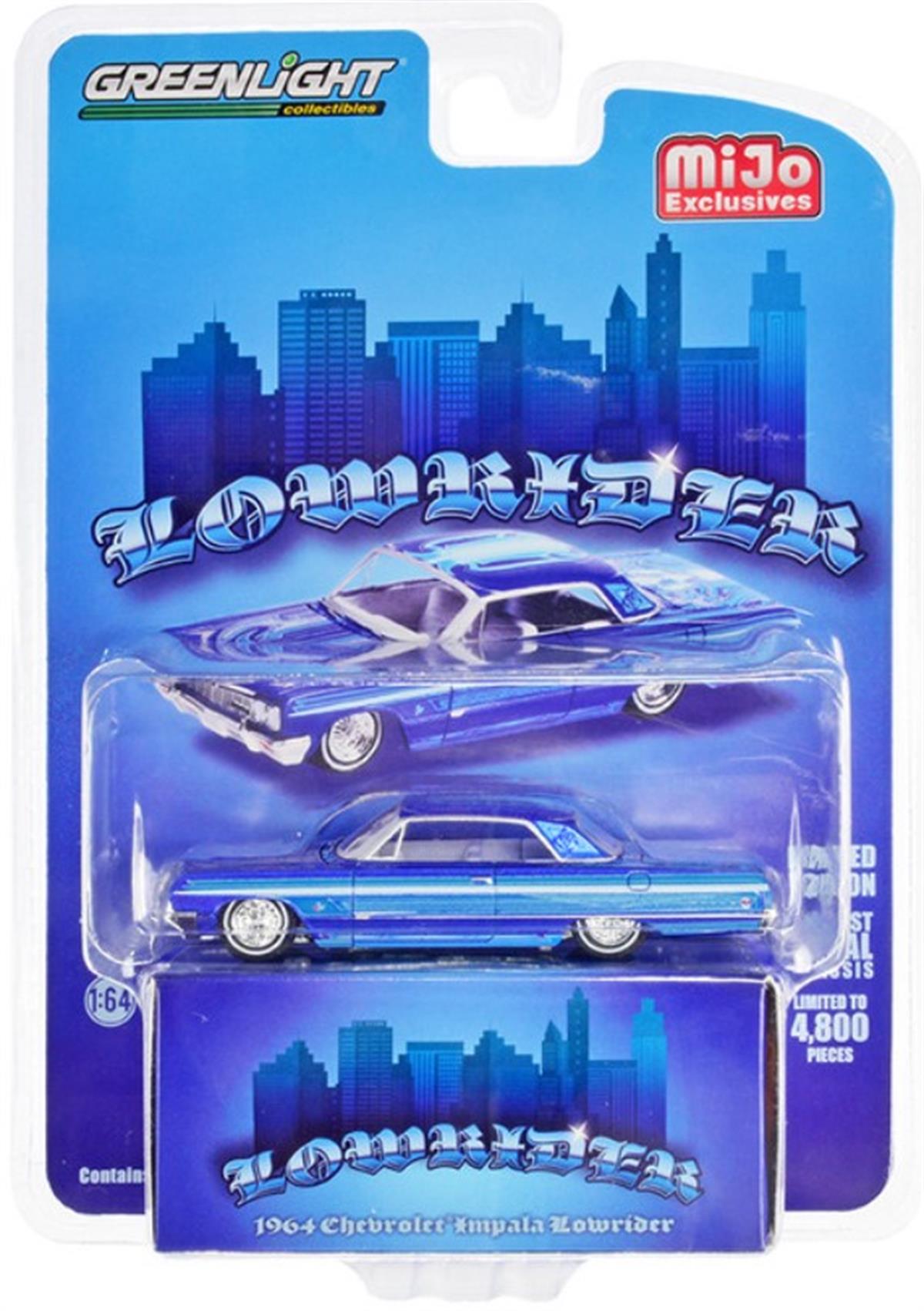 Greenlight Mijo 1964 Chevrolet impala Lowrider Blue