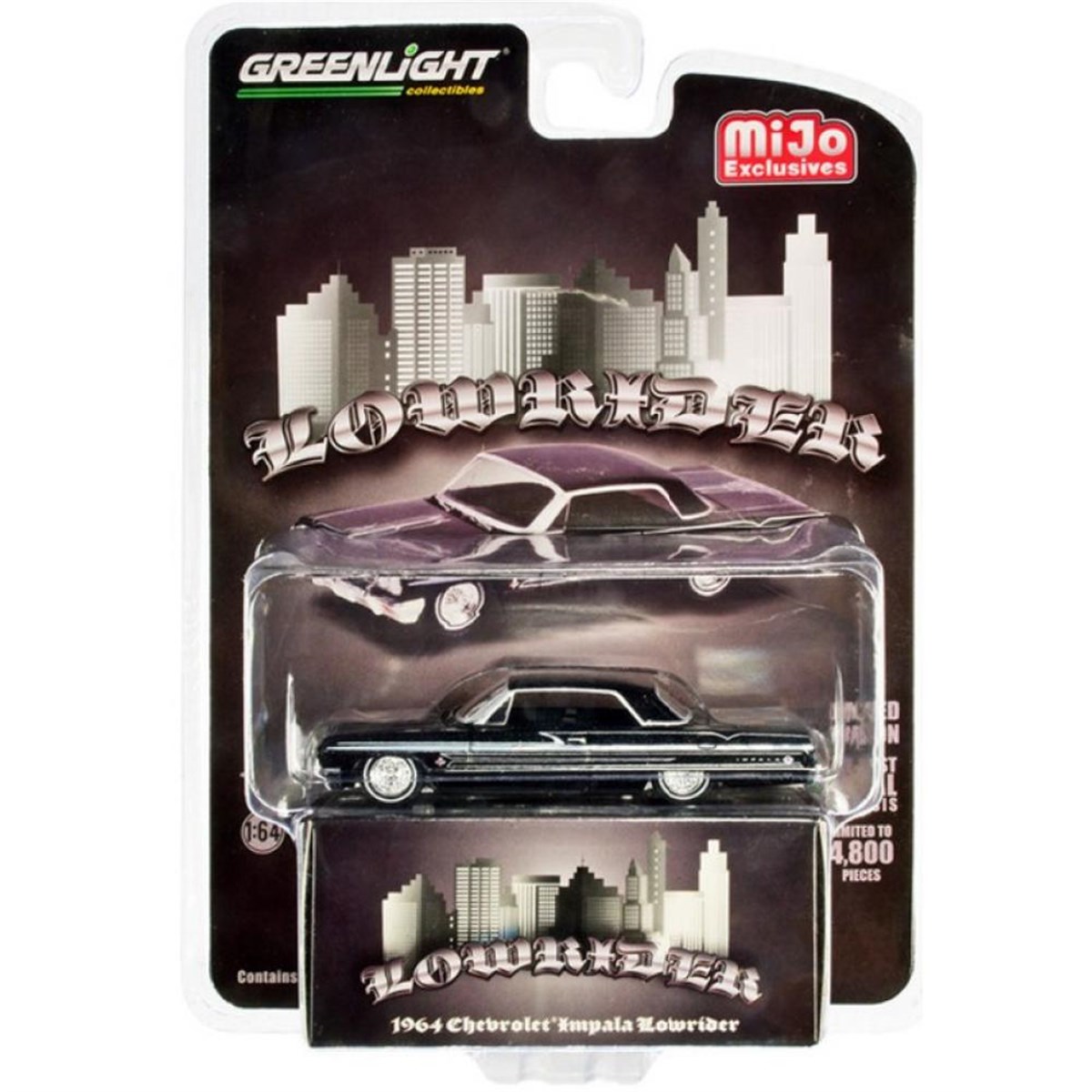 Greenlight Mijo 1964 Chevy impala SS Black Lowrider