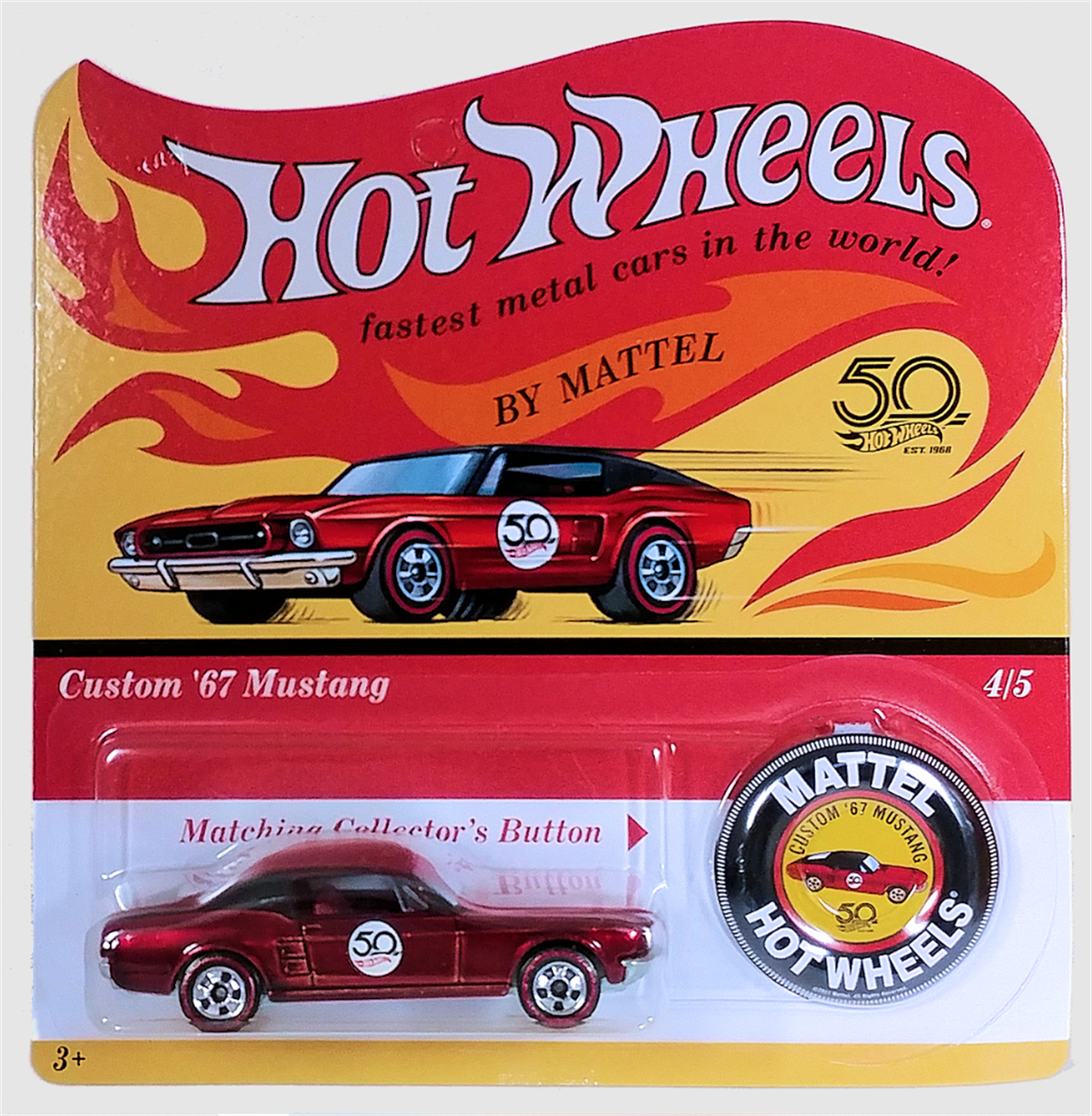 Hot Wheels 2018 50th Anniversary Originals  Custom '67 Mustang