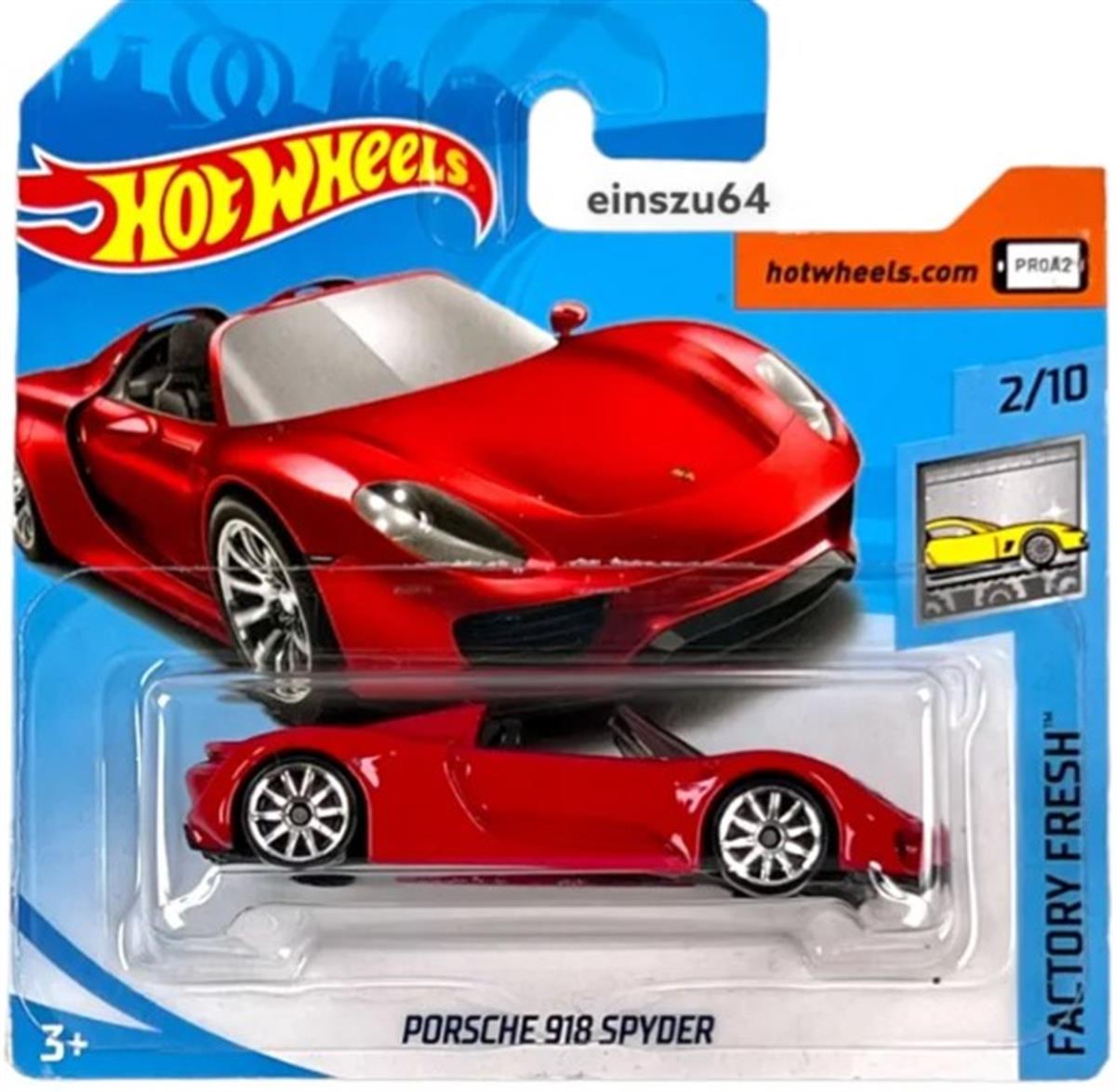 @ページ Hot Wheels 2018 Porsche 918 Spyder fjy16 | diecastpazar