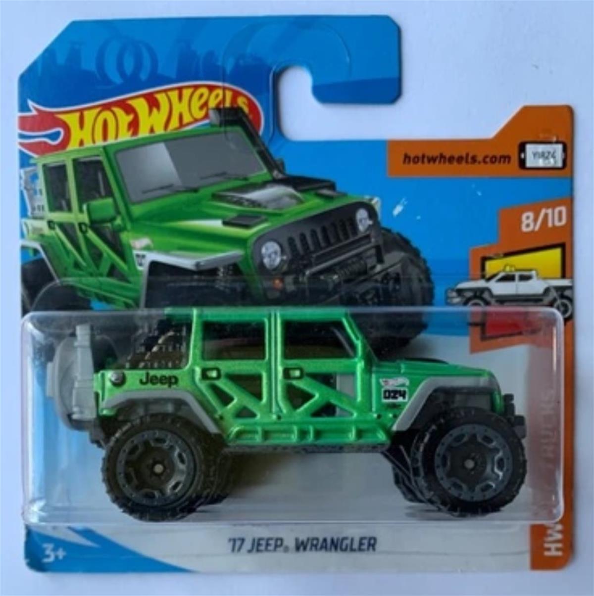 Hot Wheels 2019 2017 Jeep Wrangler fjy56