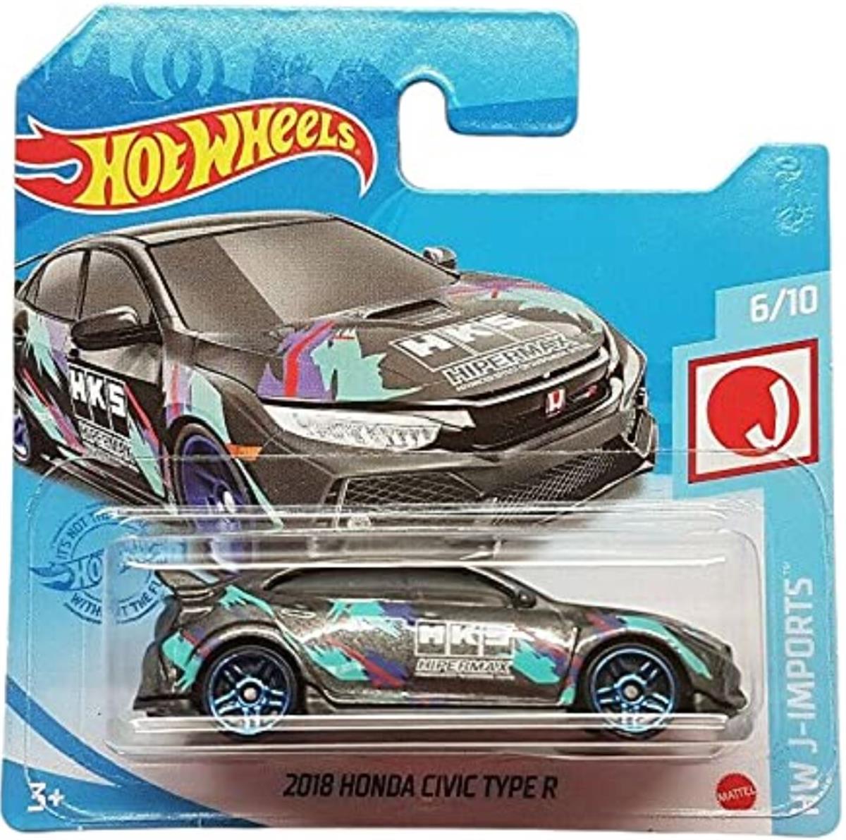 Hot Wheels 2021 2018 Honda Civic Type R Hks gtb06