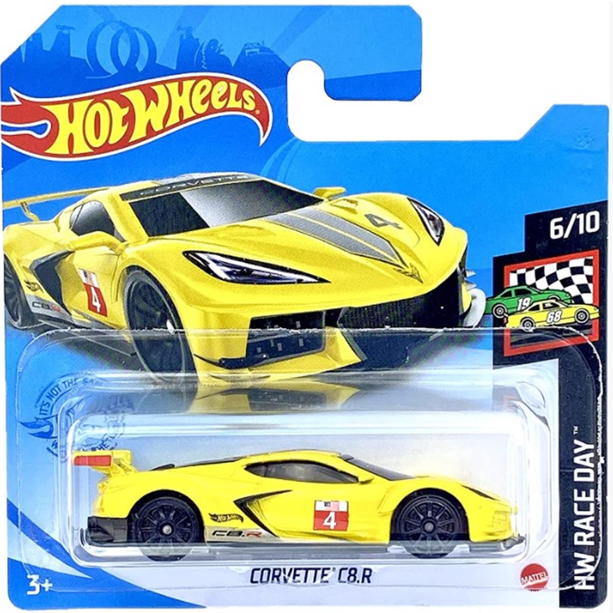 Hot Wheels Corvette C8 R Esportivo Amarelo Mattel GRX31 em Promoção na  Americanas