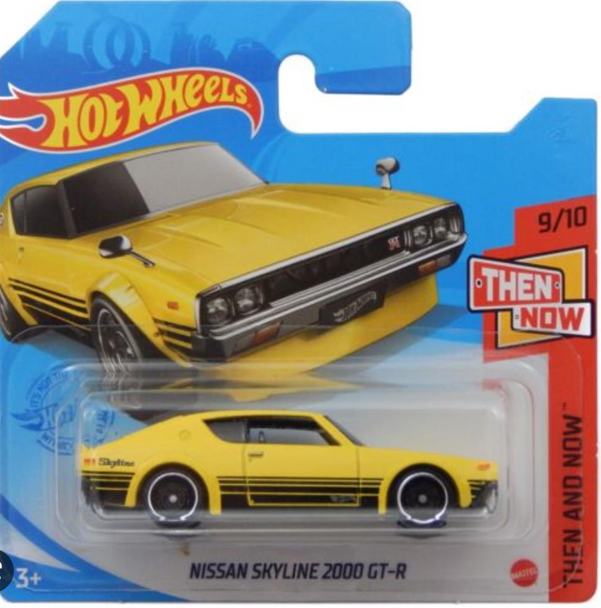 Hot Wheels 2021 Nissan Skyline 2000 GT-R Yellow gtb39