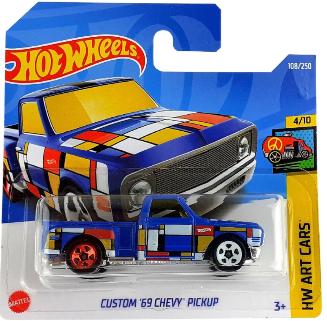Hot Wheels 2022 Custom 1969 Chevy Pickup hcx45