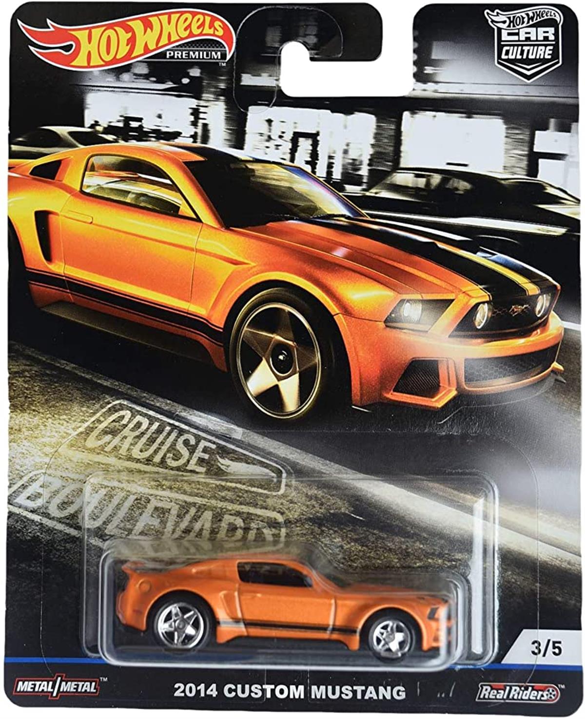 Hot Wheels Car Culture Cruise Boulevard 2014 Custom Mustang