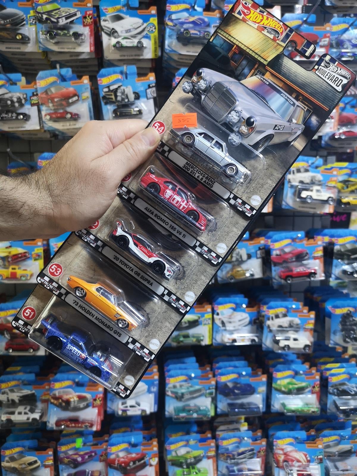 Hot Wheels Premium Boulevard 51-55 (Set) | diecastpazar