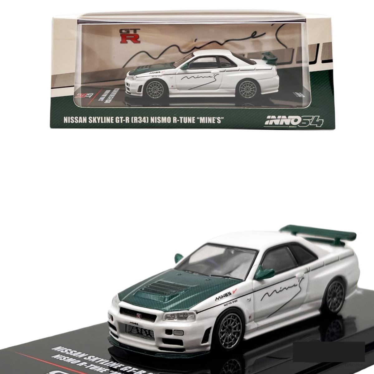 INNO64 イノモデルR34 NISMO R TUNE İNNO64 Nissan Skyline GT-R R34 Nismo R-Tune Mine's | diecastpazar