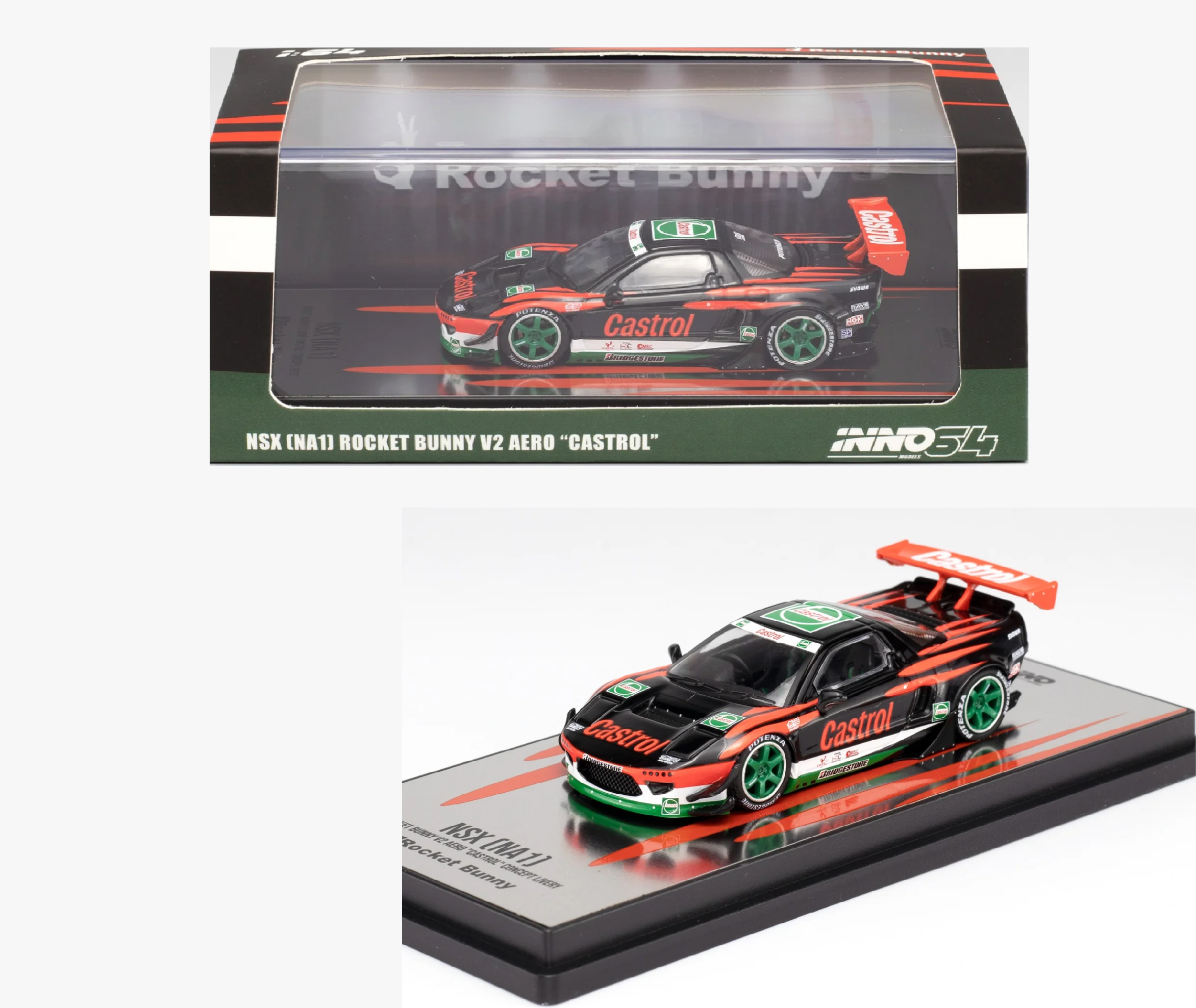 İNNO64 NSX NA1 Rocket Bunny v2 Aero Castrol Concept Livery