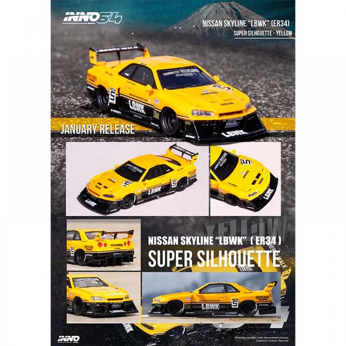 İNNO64 Nissan Skyline GT-R R34 Nismo R-Tune Mine's | diecastpazar
