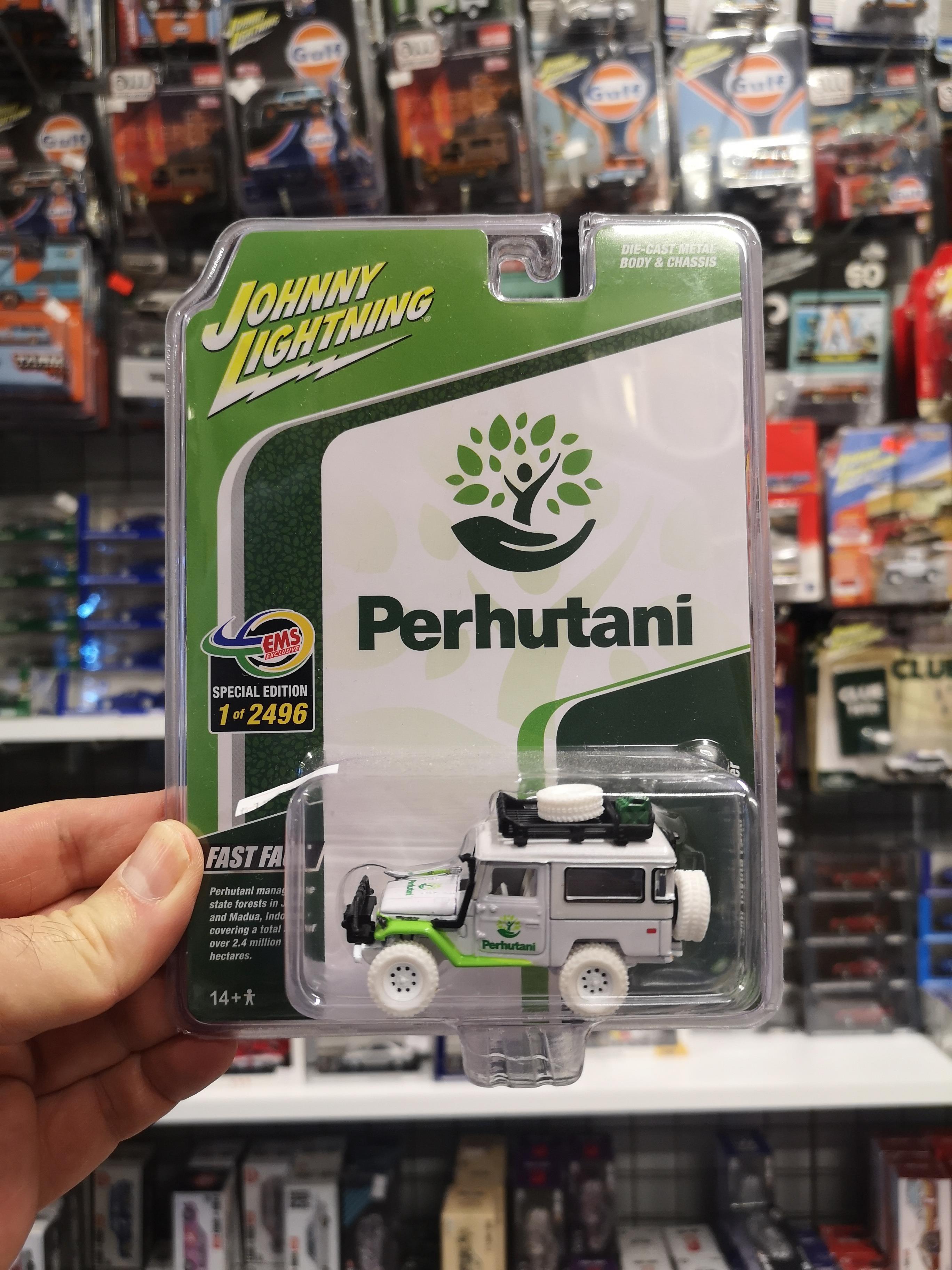 Johnny Lightning Ems 1980 Toyota Land Cruiser Perhutani 