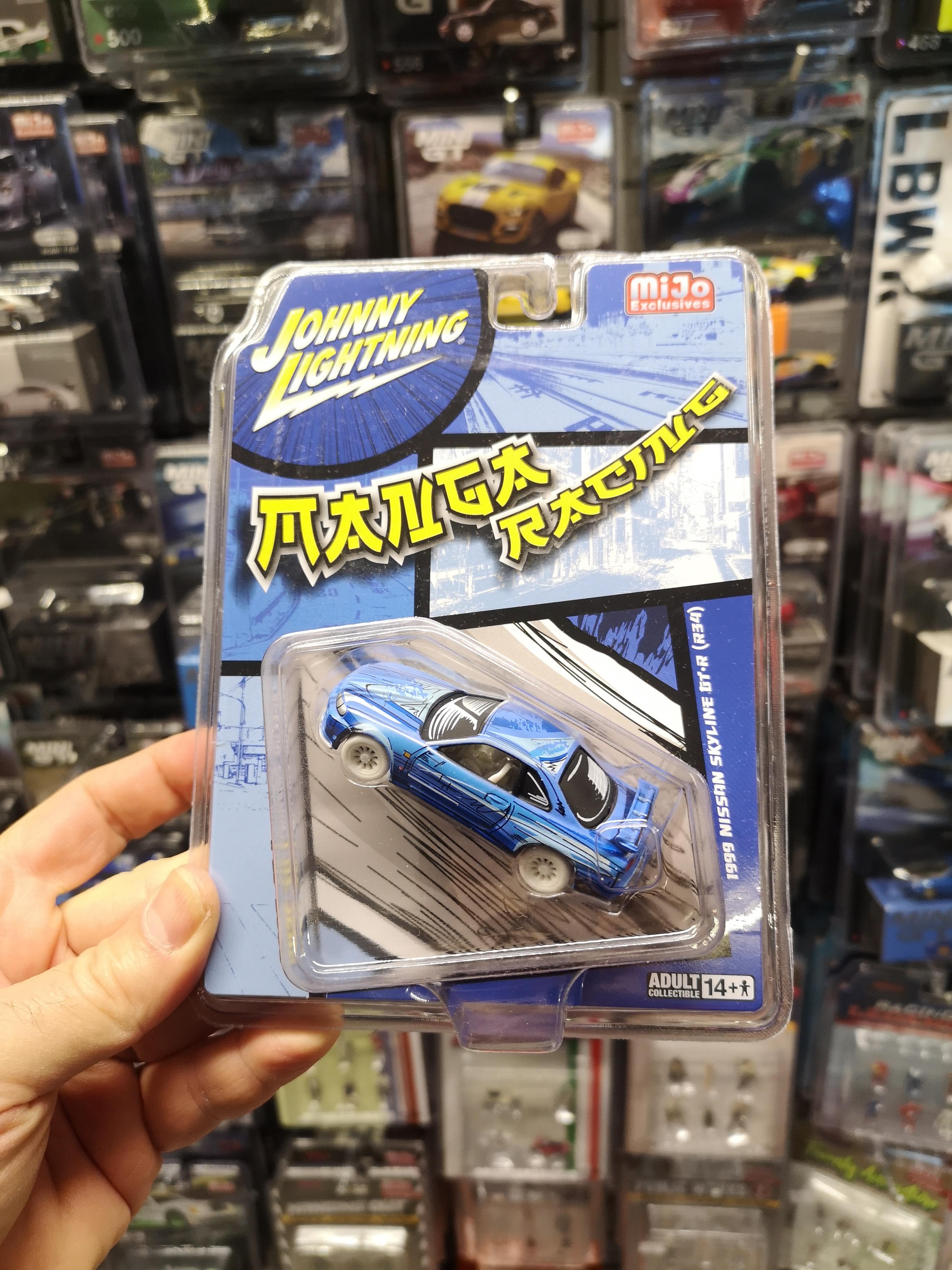 Johnny Lightning Mijo 1999 Nissan Skyline GT-R r34 Manga Chase