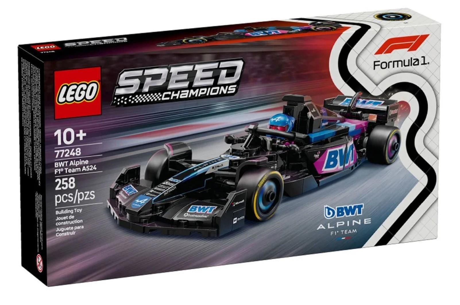 LEGO® Speed Champions BWT Alpine F1® A524 Yarış Arabası