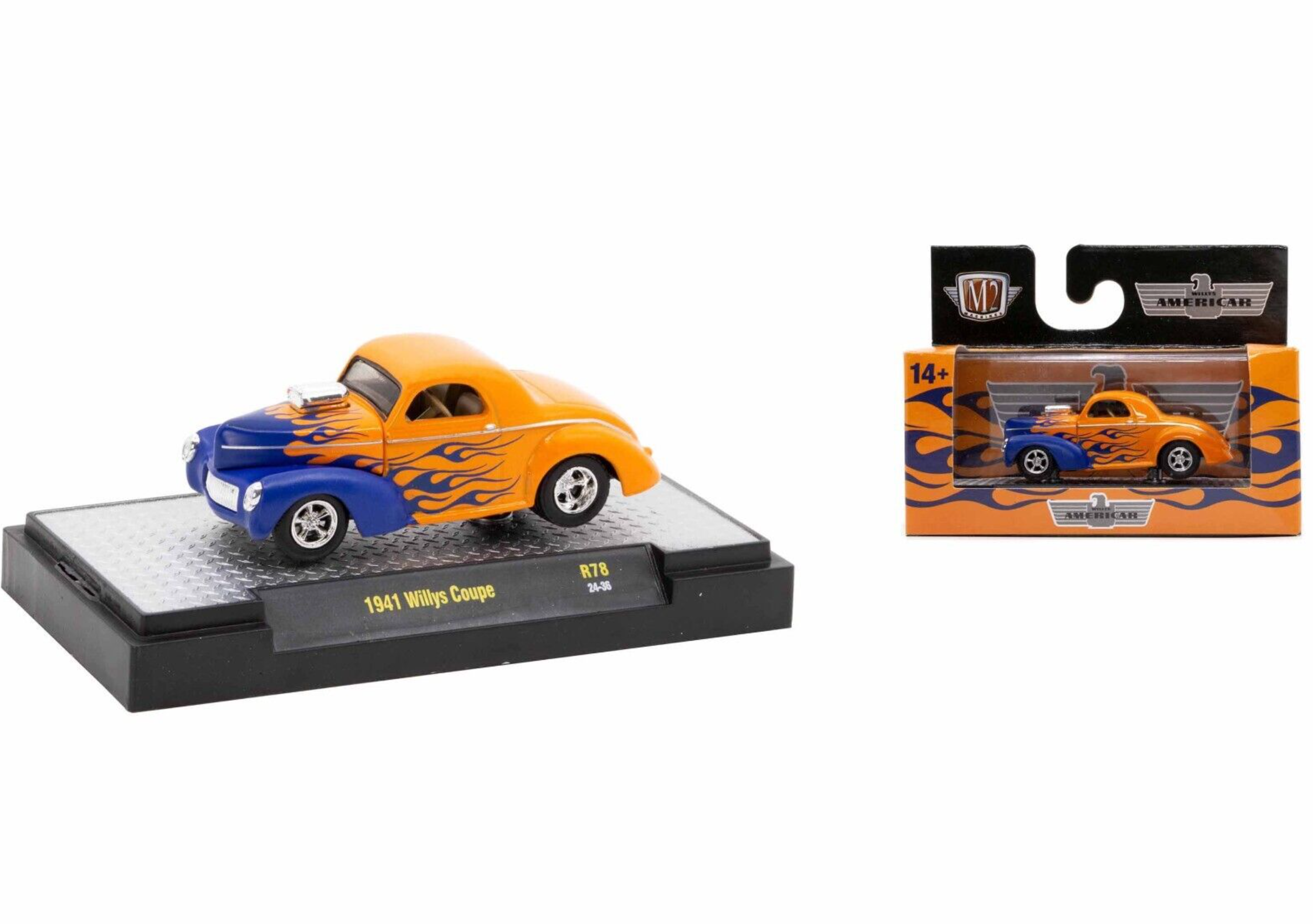 M2 Machines 1941 Willys Coupe R78 24-36