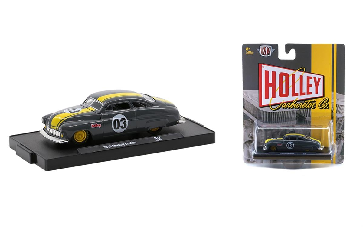 M2 Machines 1949 Mercury Custom Gray holley #03
