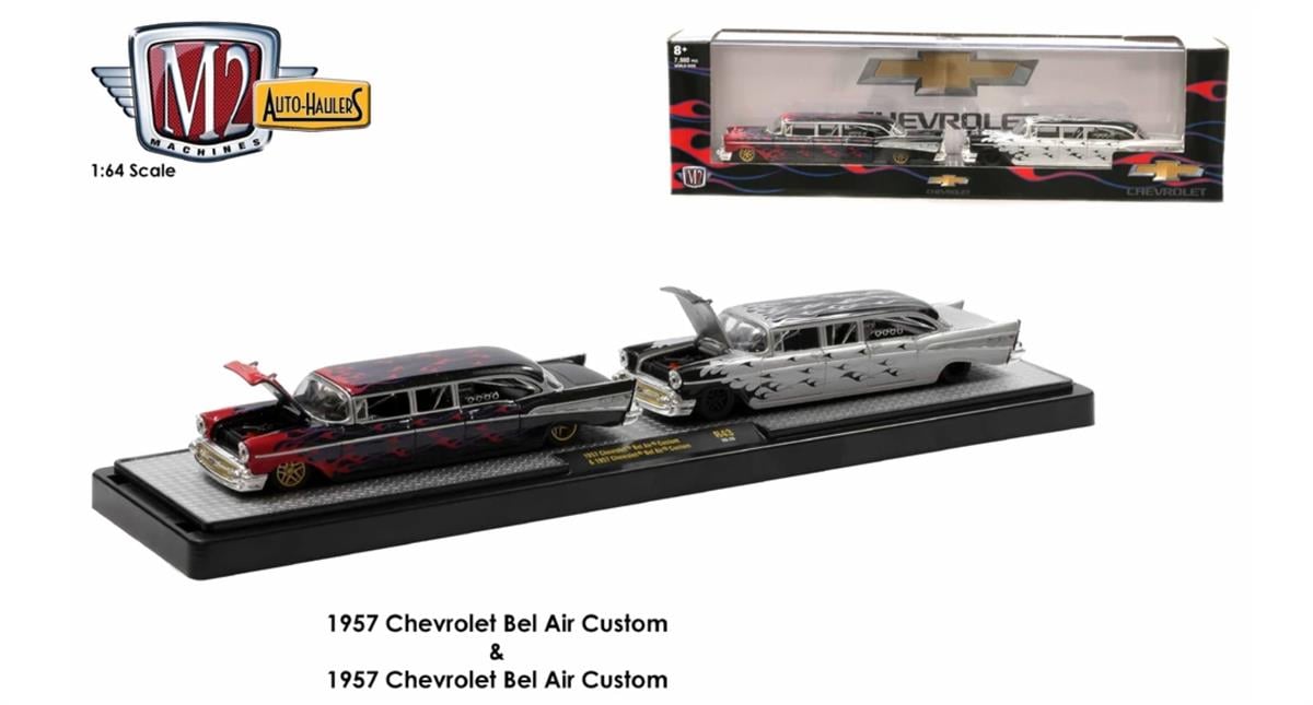 M2 Machines 1957 Chevrolet Bel Air Custom + 1957 Chevrolet Bel Air Custom 20-26