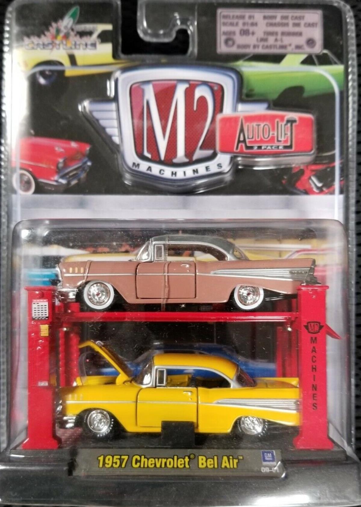 M2 Machines 1957 Chevrolet Bel Air Lift Pack