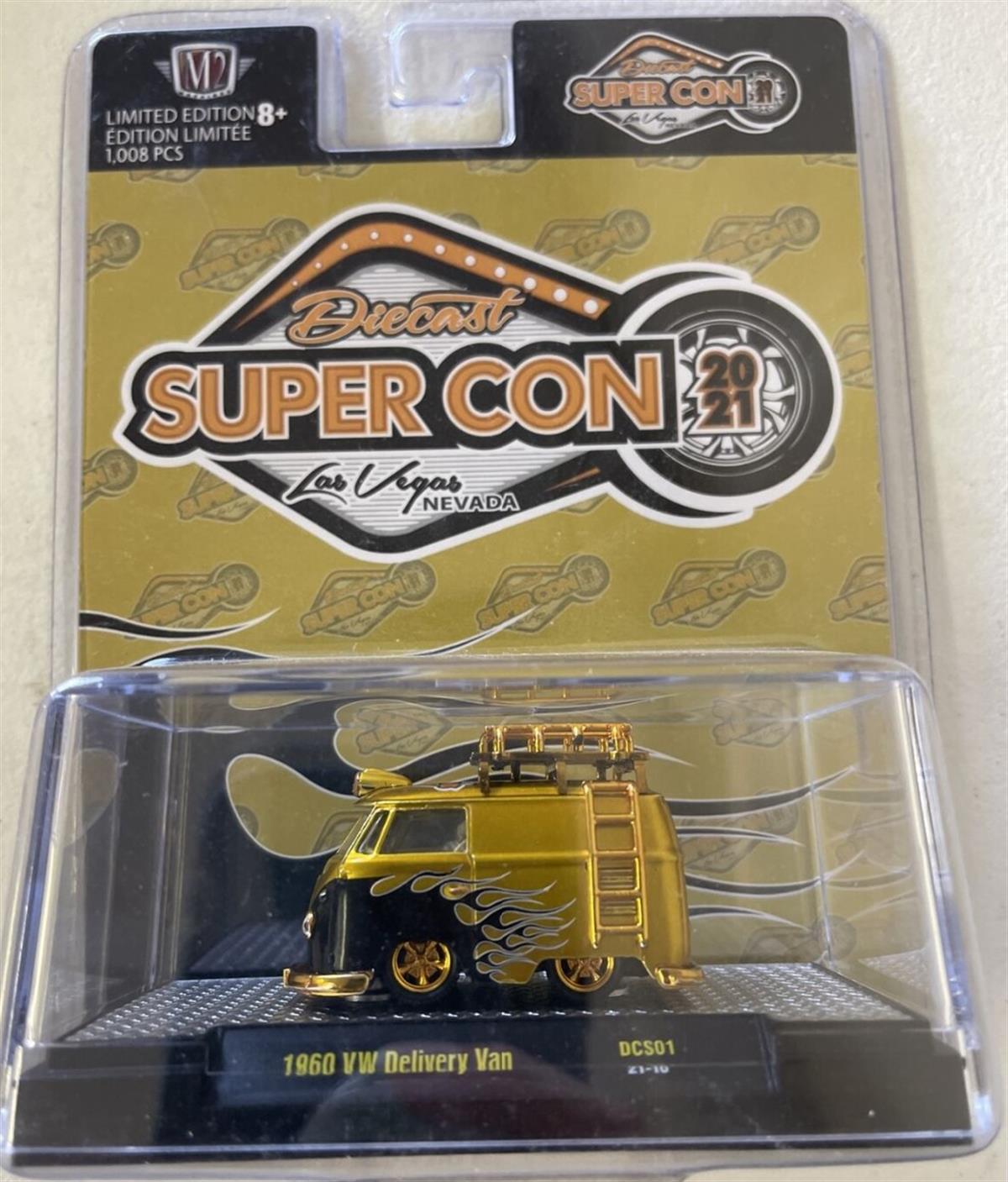 M2 Machines 1960 Volkswagen Delivery mini Van SuperCon 2021 Limited 1008 Pieces