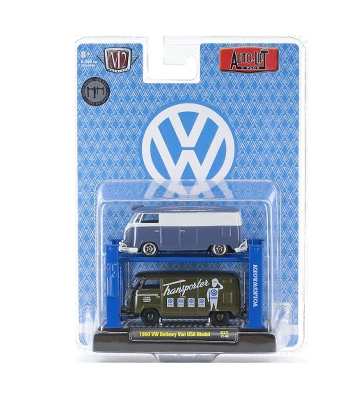 M2 Machines 1960 Volkswagen Delivery Van USA Model Lift Pack