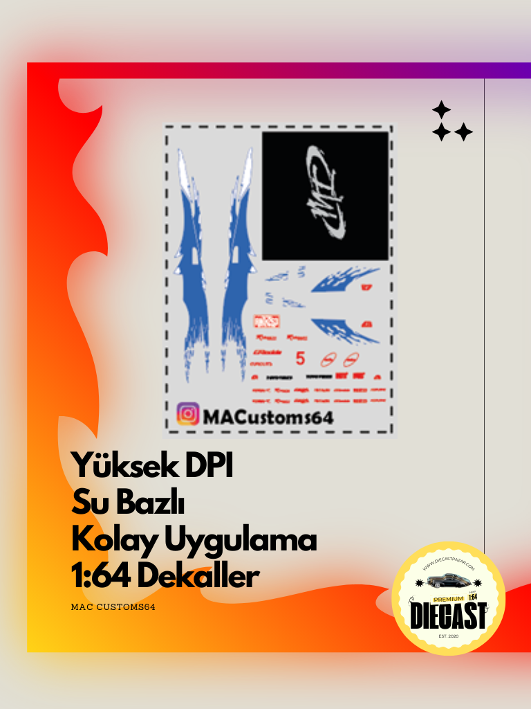 Mac Su Bazlı Dekal BRIAN ECLIPSE
