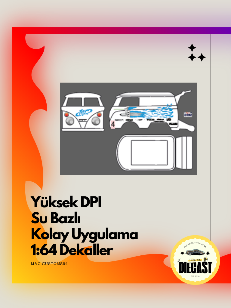 Mac Su Bazlı Dekal JESSIE JETTA VW