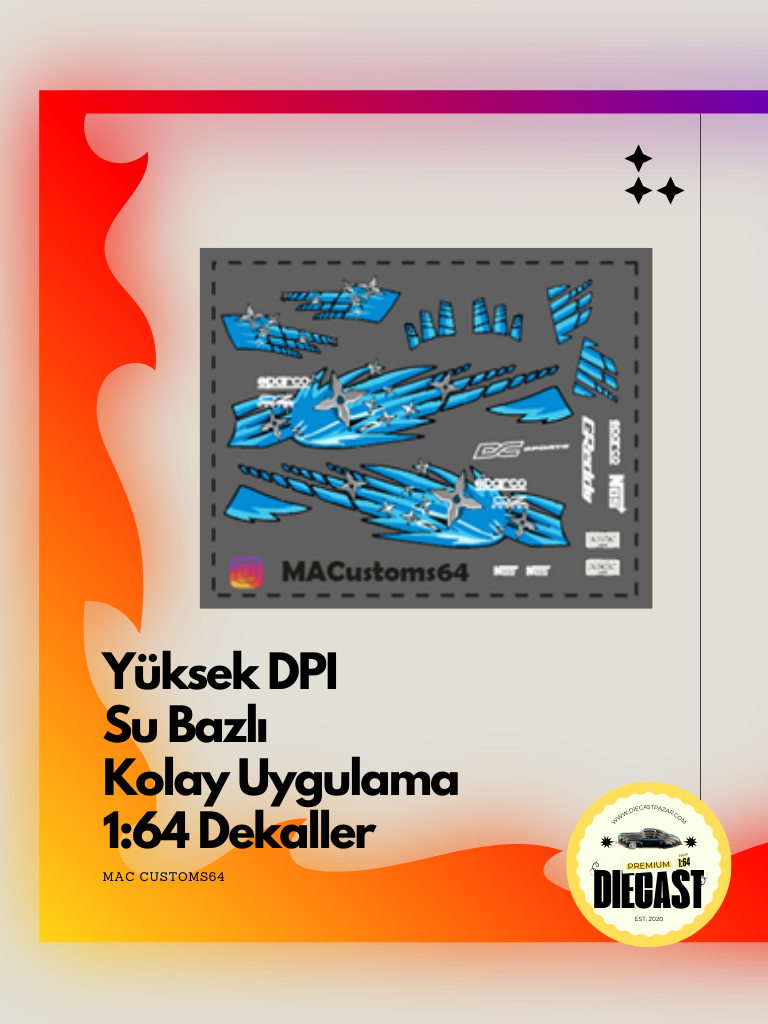 Mac Su Bazlı Dekal MELISSA ECLIPSE