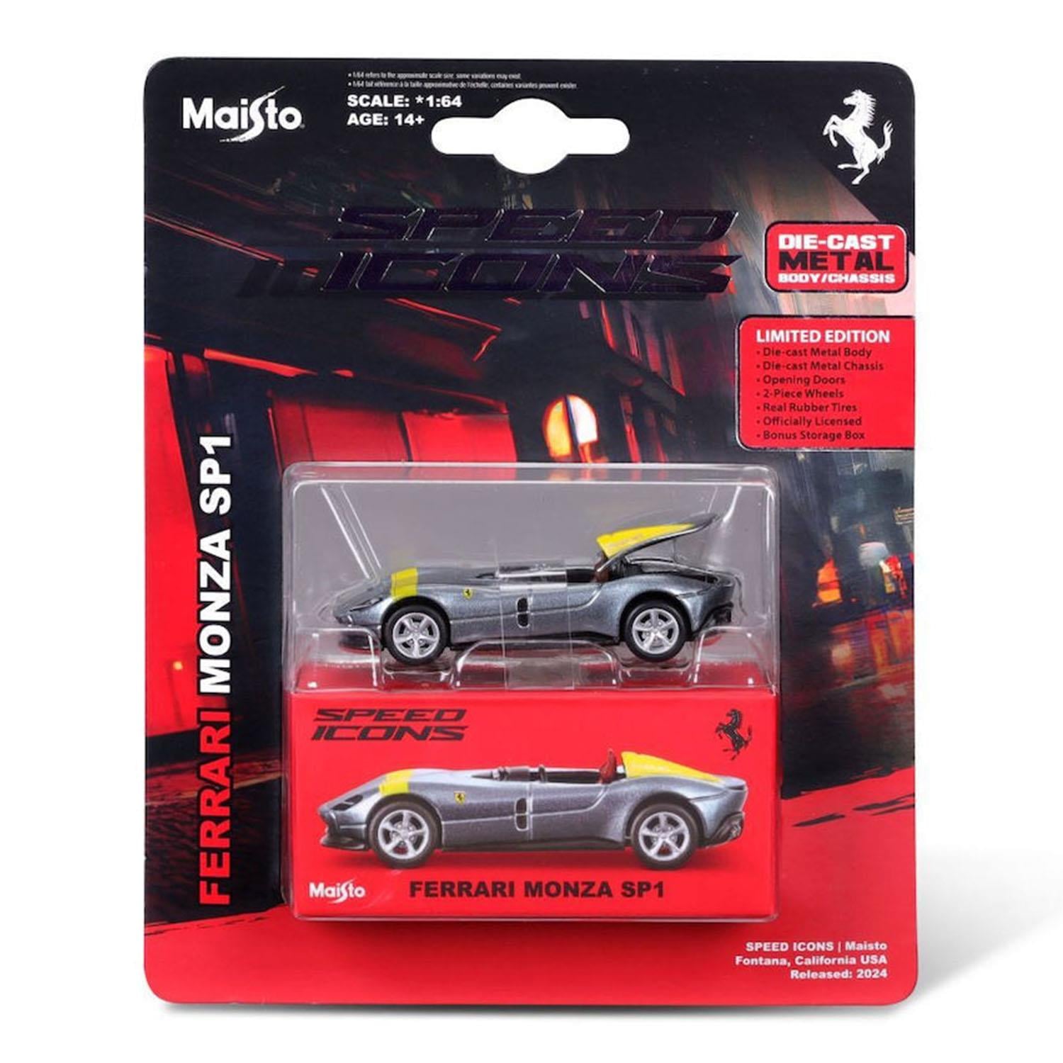 Maisto Speed Icons - Ferrari Monza SP1 Gümüş