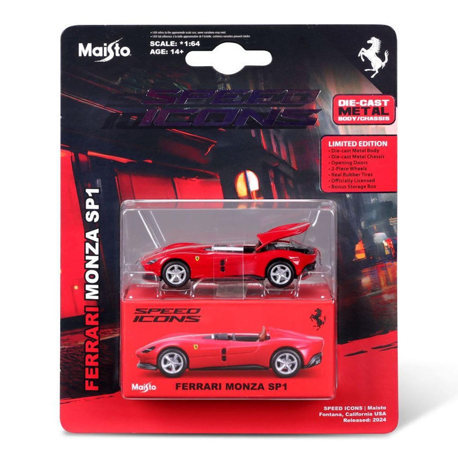 Maisto Speed Icons - Ferrari Monza SP1 Kırmızı