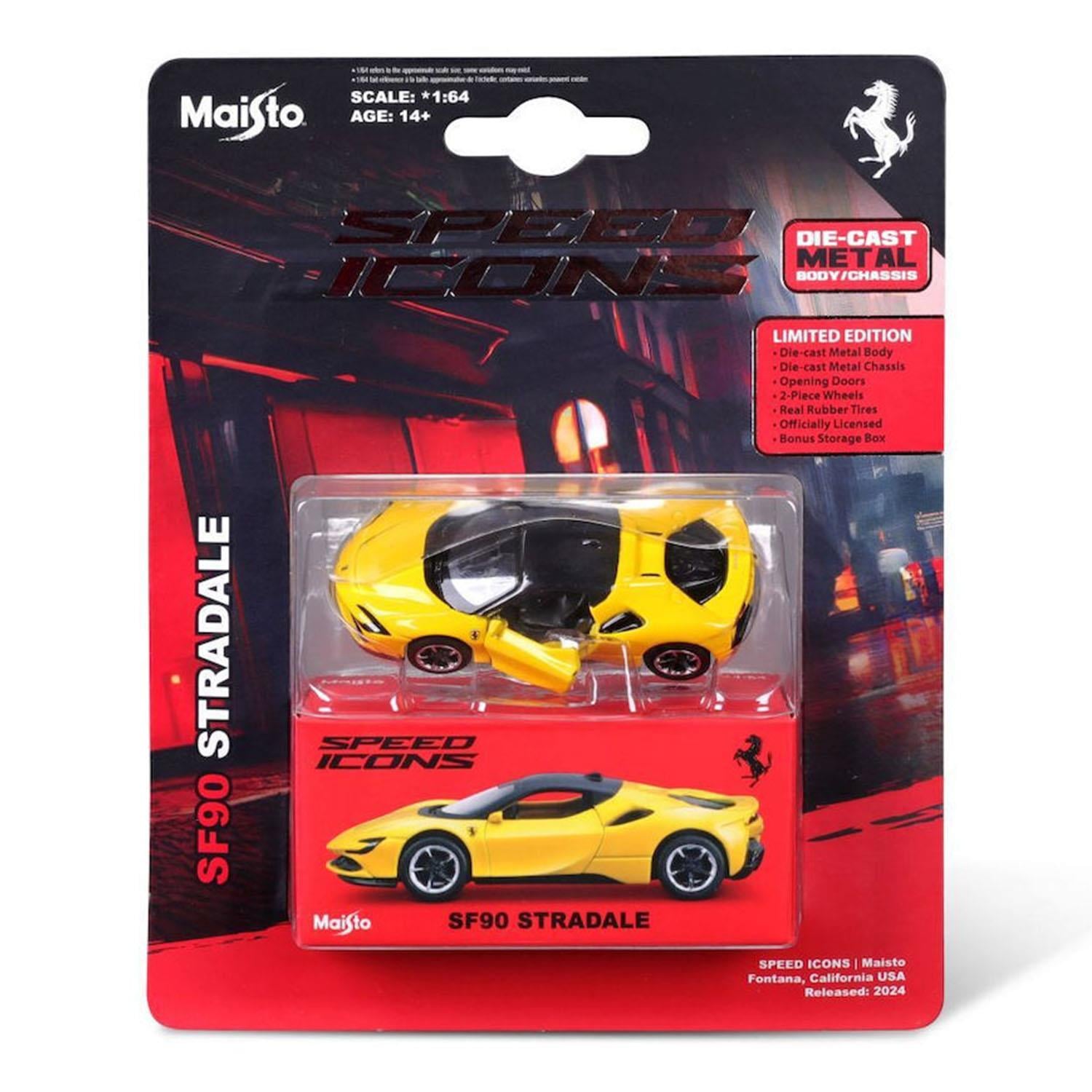Maisto Speed Icons - Ferrari SF90 Stradale Sarı