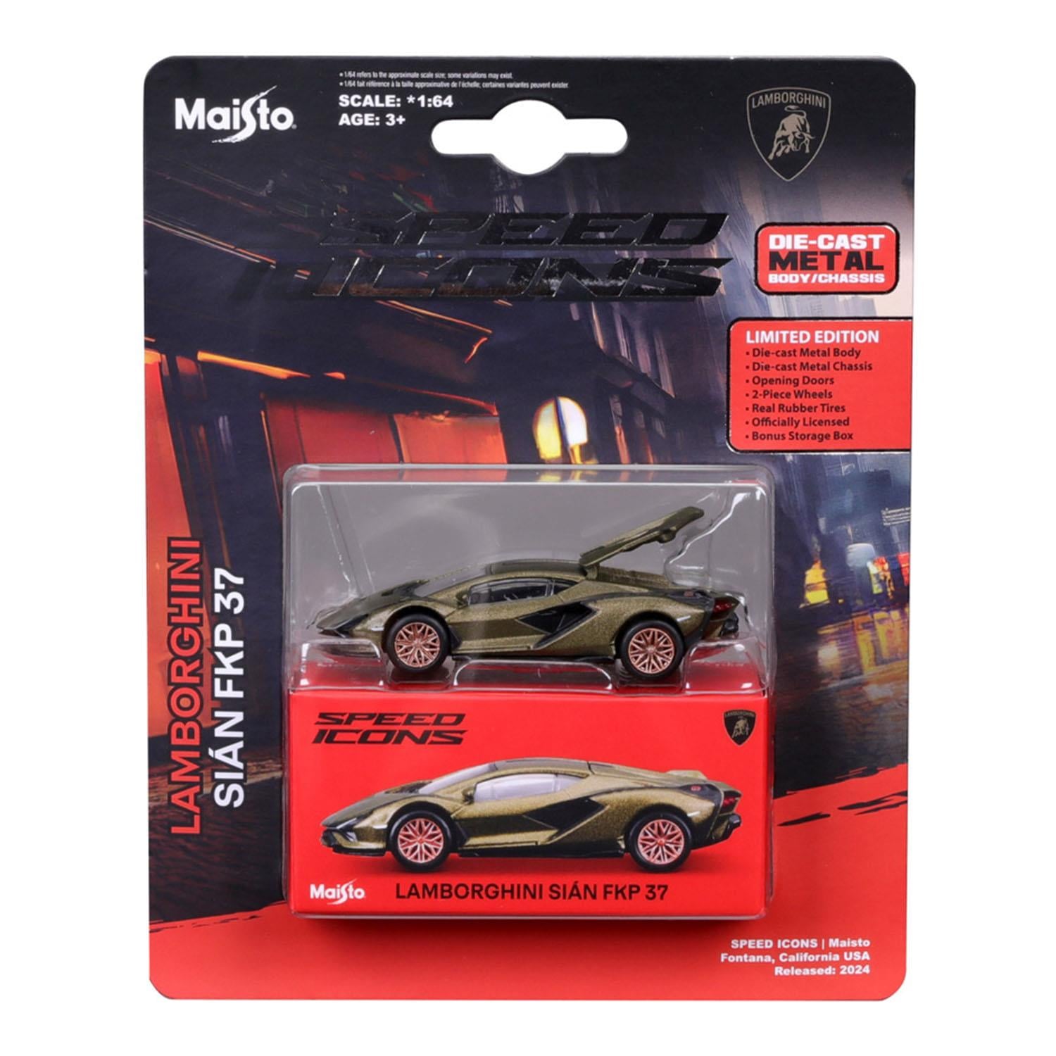 Maisto Speed Icons - Lamborghini Sian FKP 37 Metalik Yeşil