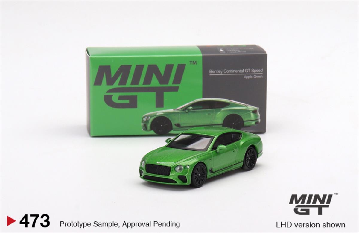 Mini GT Bentley Continental GT Speed 2022 Apple Green