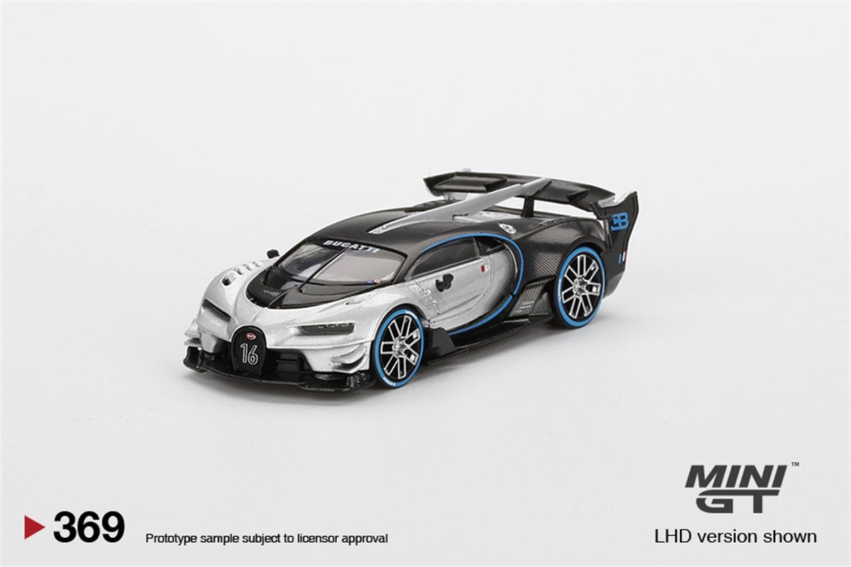 Mini GT Bugatti Vision Gran Turismo Silver | diecastpazar