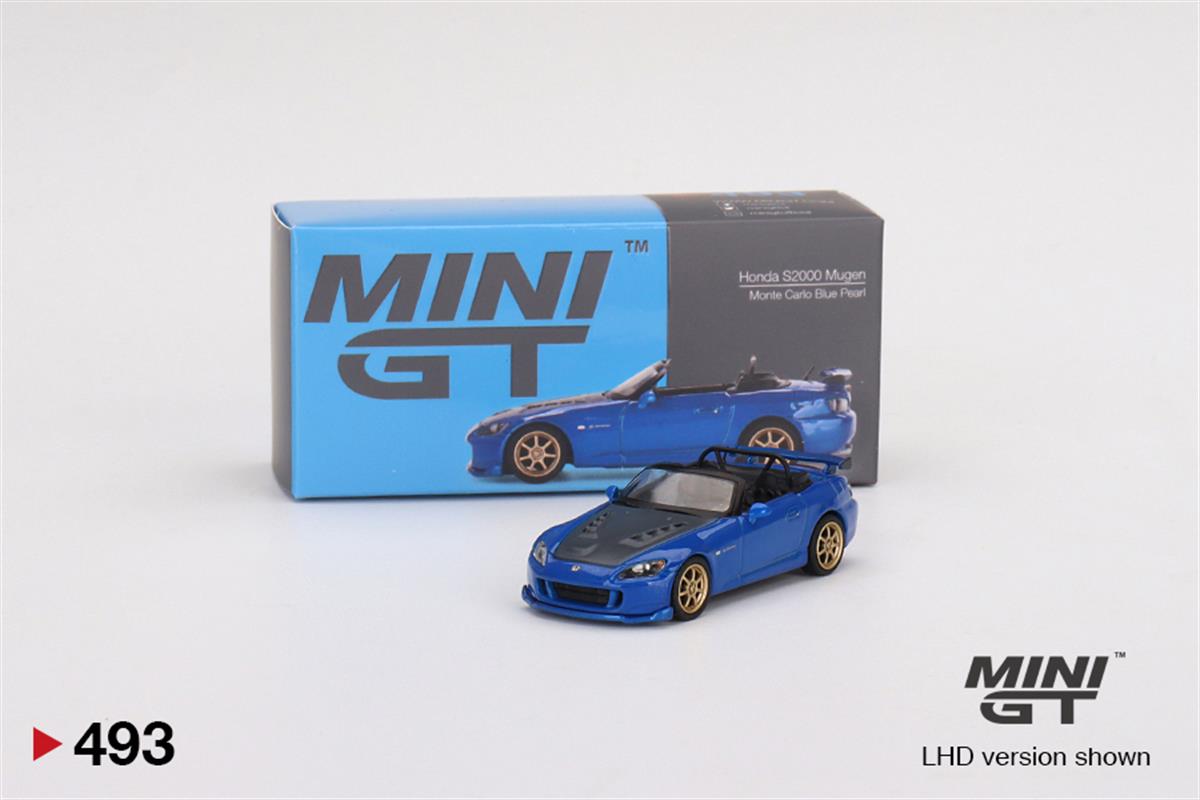 Mini GT Honda S2000 (AP2) Mugen Monte Carlo Blue Pearl LHD